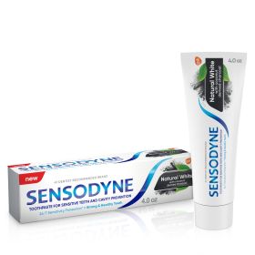 Sensodyne Natural Whitening Charcoal Sensitive Toothpaste;  4 oz (Brand: Sensodyne)